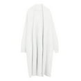 thumbnail image 4 of UJNDER Women's Long Knit Cardigan Belted for Cozy Autumn Winter Sweater Casual Layering and European Style White L, 4 of 4