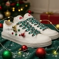 thumbnail image 2 of Christmas Flat Printed Shoelaces,Shoe Laces Shoestring,Shoe Laces for Sneakers, 2 of 6