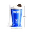 thumbnail image 2 of ZOKU Original Slush and Shake Maker, Slushy Cup 2 Pack para granizados caseros congelados rápidamente, batidos de frutas y batidos en minutos, sin BPA, rojo/azul, juego de 2, 2 of 5