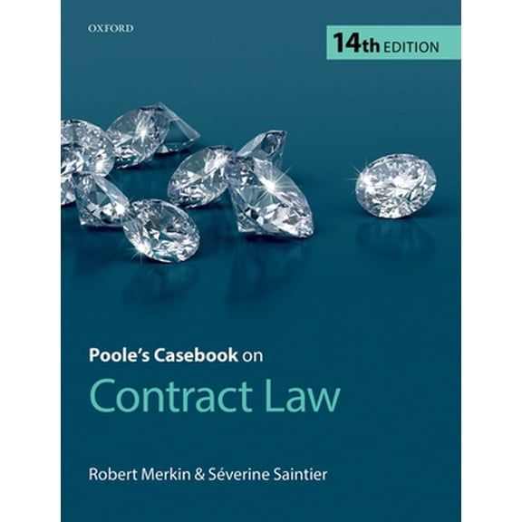 Pre-Owned Poole's Casebook on Contract Law (Paperback) 019881786X 9780198817864