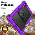 thumbnail image 4 of XYX for Lenovo Idea Tab 11 inch 2025/Tab K11 Gen 2 Case 11 inch, 3in1 Heavy Duty Shockproof Tablet Cover with Stand, Shoulder Strap, Purple, 4 of 7