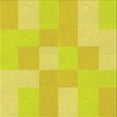 thumbnail image 1 of Ahgly Company Machine Washable Indoor Square Transitional Canary Yellow Area Rugs, 7' Square, 1 of 7