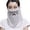 Gray, variant on Face Cover Ear-hanging Design Three-dimensional Cutting Process Ear-Hanging Design Sunscreen Face Guard for Cycling