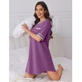 thumbnail image 4 of Ekouaer Ladies Nightgowns for Women Nightgown Soft Cotton Sleep Shirts Ladies Night Gowns, 4 of 6
