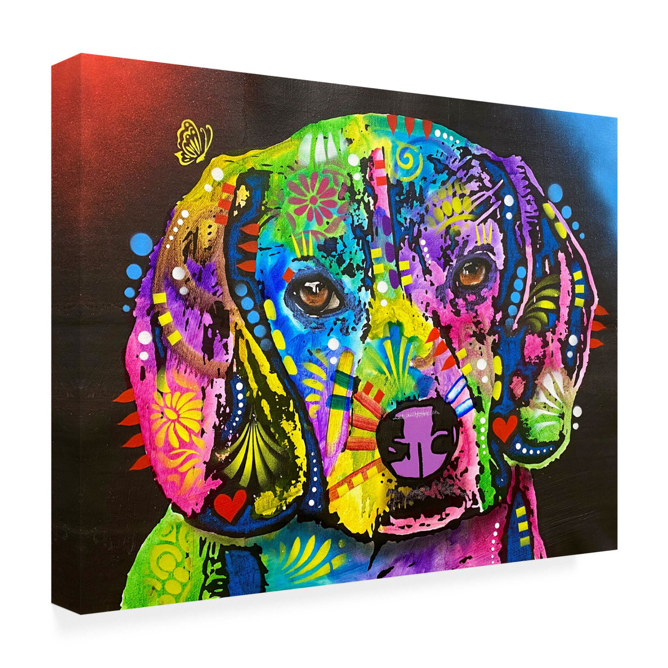 Canvas Wall Art - Dean Russo 'It Was Not Me I Swear' Wall Art for Living Room, Bedroom, or Office Décor by Trademark Fine Art - 24 x 18 Inches