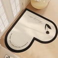 thumbnail image 5 of Bath Mat for Bathroom Hwkond Bathroom Love Rug, Super Absorbent And Quick,Drying, Rubber Backing Slip, Washable Bathroom Floor Mat, Shower Rug In Front Of Tub Bath Rugs, 5 of 6