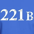 thumbnail image 3 of CafePress - Sherlock 221B Dark T Shirt - Men's Classic Graphic Cotton T-Shirt, 3 of 4