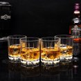 thumbnail image 3 of KANARS Crystal Whiskey Glasses, Set of 4 Rocks Glasses in Elegant Gift Box for Christmas New Year, 3 of 6