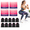 Pink-50, variant on Pink 50 Pack Mini Resistance Loop Bands for Gym, Pilates, Yoga, and Group