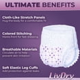 thumbnail image 3 of Pañales para adultos LivDry XL Ultimate Max Absorbency para mujer x44, 3 of 8