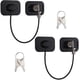 thumbnail image 1 of 2 cerraduras de refrigerador para niños, bloqueo de puerta de refrigerador, armario, ventana con 4 llaves, cerradura de cable adhesiva fuerte para puertas de bebé, puertas correderas, cajones . Levamdar  WLJ-3076, 1 of 5