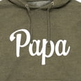 thumbnail image 3 of Instant Message - Papa - Men's Pullover Hooded Fleece Sweatshirt, 3 of 7