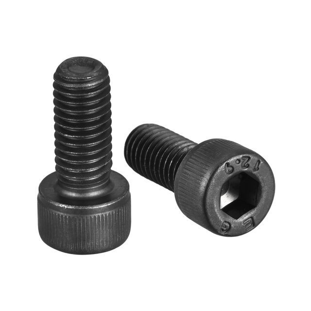 Unique Bargains M8x18mm Socket Head Bolts 12.9 Grade Alloy Steel Cap Screws Fully Thread 10 Pack