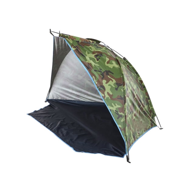 Greeniant Tienda Práctico refugio solar 2 personas Plegable Amplia aplicación Sombrilla Hogar Senderismo Accesorios al aire libre carpas camuflaje flor grande Doble Greeniant OD029824-03