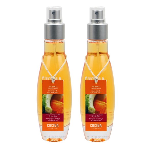 Fruits & Passion Cucina Water Based Kitchen Mist Spray 3.4 Ounces - 2 Pack