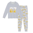 thumbnail image 4 of Rhuody Pajamas For Boys Long Sleeve Top And Pants Sleepwear Graphic Printed Crewneck 2Pieces Pj'S Set Casual Outfits Grey 9-10 Years, 4 of 4
