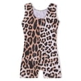 thumbnail image 3 of Leotard for Girls Gymnastics Kids Sparkle Brown Bodysuit Size 3t 4t Sleeveless Dancewear, 3 of 7