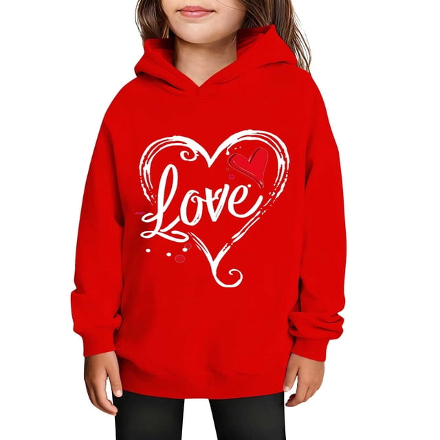 Sudaderas con capucha para niños y niñas, sudaderas casuales de manga larga, lindas sudaderas de gran tamaño con bolsillo de polar, chaquetas para niñas