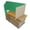 Green, variant on 12 x 48 Study Carrel Red Corrugated Bulk Pack of 12
