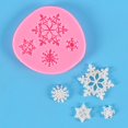 thumbnail image 4 of Molde de chocolate en forma de copo de nieve, molde de fondant 3d, herramientas para hornear profesionales Feliz Sencillez, 4 of 5