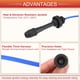 thumbnail image 4 of Cables de bobina de bujía 4.7mm para Mazda L4 2.0L 2001-2003 No.FP8618140A/FP8518140A - Paquete de 2, 4 of 5