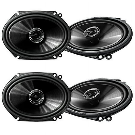 2) Pioneer 5x7 6x8 Inch 250 Watt G Series Coaxial Car Speakers Pair | TS-G6845R