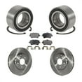 thumbnail image 1 of Transit Auto Front Wheel Bearing Disc Brake Rotors and Ceramic Pads Kit for Car Mercedes-Benz C280 C240 C320 C350 AWD KBB-100350, 1 of 11