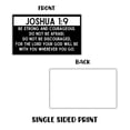 thumbnail image 4 of Joshua 1:9 Bible Verse Wallet Cards 30pk 3.5x2 Bulk Minimalist Black White Be Strong and Courageous Pocket Encouragement Girls Church Members Teens Hand Out, 4 of 5