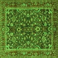 thumbnail image 1 of Ahgly Company Indoor Square Persian Green Traditional Area Rugs, 6' Square, 1 of 1