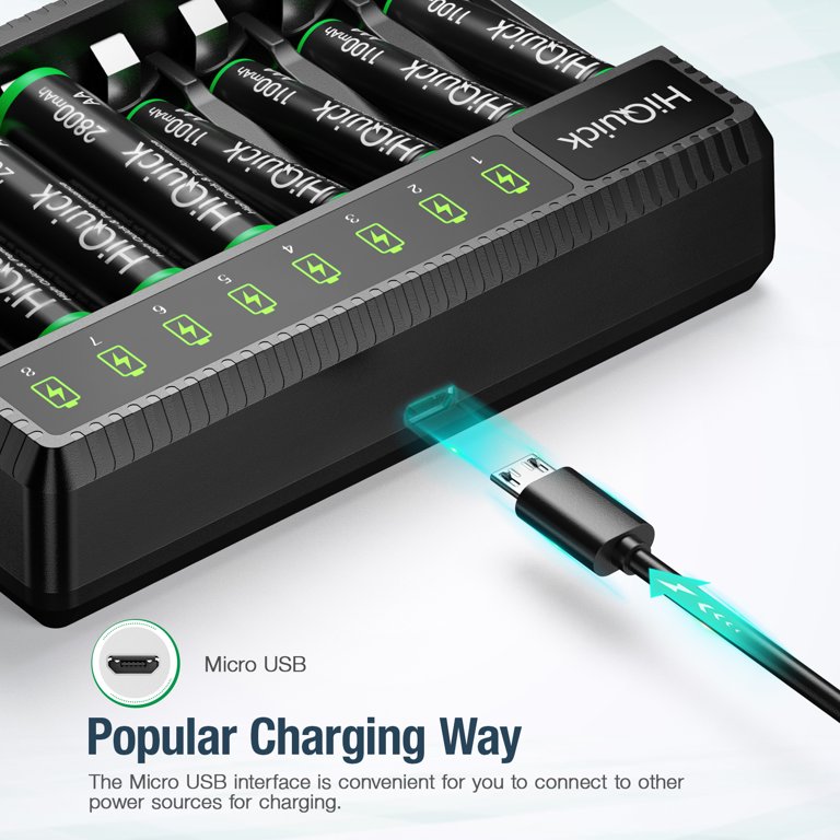 2800 MAh Ni-MH AA Battery & 1100 MAh Ni-MH AAA Battery...