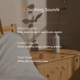 thumbnail image 7 of Dreamegg White Noise Machine for Sleeping Mini Sound Machine for Baby Adults, Portable Sound Machine, 16 Nature Sound, Timer, Noise Canceling White Noise Machine for Office Home Privacy, Red, 7 of 7