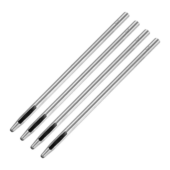 Uxcell 1.5mm Leather Hole Punch Tool [4PCS] - Metal Round Belt Hole Puncher for Leather Working & Belts &  Paper & Plastic