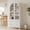 White, variant on 71" Tall Arched Kitchen Pantry, Kitchens Pantry Storage Cabinet with 2 Large Drawers and Adjustable Shelves, Modern Farmhouse Versatile Cupboard for Kitchen, Dining Room, Bathroom, White