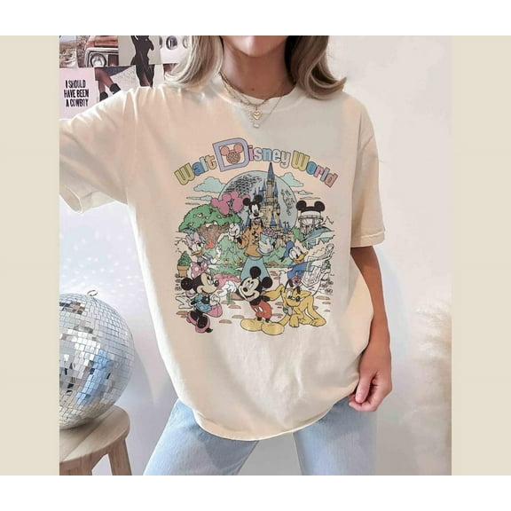 Retro Walt Disneyworld T-Shirt, Vintage Disneyworld, Mickey And Friends Shirt, Disney 2025 Trip