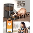 thumbnail image 2 of Comedero automático para gatos oneisall, 2,4 G, WiFi y 3,5 L para 1 a 10 comidas, 2 of 9