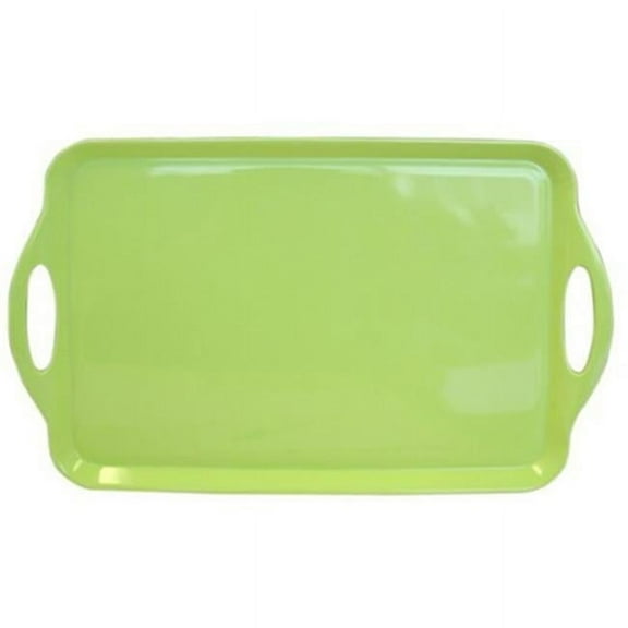 Reston Lloyd Multi-Purpose 18" Rectangle Melamine Plastic Handled Tray