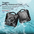 thumbnail image 2 of YUNOVA IP67 Waterproof Carbon Fiber AirTag Case, 3M Adhesive 4-Screw Lock Hidden Mount, Compatible with Apple AirTag, Shockproof for Bike Drone Outdoor, 2 of 7