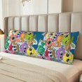 thumbnail image 4 of KLL Ultra Soft Microfiber Body Pillow Cover/Pillowcases 20"x54" with Hidden Zipper Closure-Cartoon Marine Animals, 4 of 5