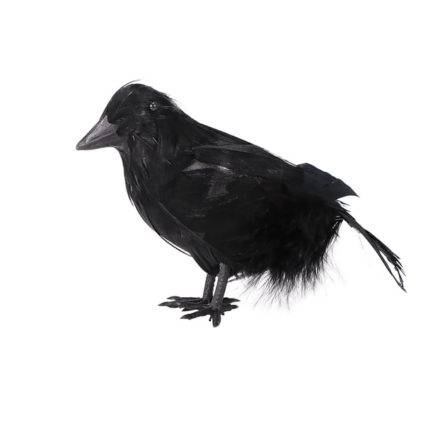 Cuervos Negros De Halloween, Utilería Artificial, Simulación De Pájaro, Juguetes Falsos De Animales, Decoraciones De Pascua, Señuelo De Pájaros Disuasorio Para Exteriores Monstrate HA020137-00