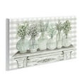 thumbnail image 3 of Stupell Industries Country Home Plants Herbs Jars Rustic Tartan Illustration Graphic Art Unframed Art Print Wall Art, 17x7, by Cindy Jacobs, 3 of 5