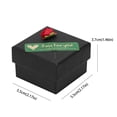 thumbnail image 3 of QIQUWOHUL Jewelry Gift Box Rose Sunflower Design Small Kraft Paper Box For Rings Pendants Earrings Necklaces Ideal For Christmas Holiday Anniversary Wedding Birthday, 3 of 6