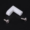 thumbnail image 1 of 100pcs 2cm PC Mounting Feet for Arcade Gaming Board L Type Legs with Screws, 1 of 7