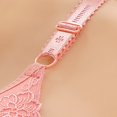 thumbnail image 3 of CHUANK Women‘s Front Closure Bras Plus Size Full Coverage Underwire Unlined Bra Women‘s Large Lace Breathable Front Opening Bra Wrapped Up Cup Side Fold Breast Lift Bra, 3 of 4