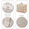 thumbnail image 3 of Sac de Rangement en Coton et Lin Imprimé Boîte de Rangement Anti-Humidité Sac de Rangement Doux, 3 of 5