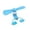 Blue, variant on 2-in-1 Mini USB Phone Fan, Quiet Portable Cool Fan for iPhone Type-C, Multi-Color Green