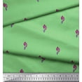 thumbnail image 2 of Soimoi Green Cotton Poplin Fabric Leaves Block Printed Craft Fabric by the Yard 56 Inch Wide, 2 of 3