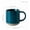 Deep Blue, variant on Color Ceramic Mini Espresso Cups Set , 5 oz Mugs with Handle, Porcelain Coffee Mugs Demitasse Cups, Modern Style Cups, Microwave Dishwasher Safe Suit for Espresso Machine