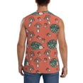 thumbnail image 4 of Fotbe Men's Hedgehog Mushroom Print Men's Sleeveless Muscle Tank Tops Casual T-Shirts for Gym Workout Beach-X-Large, 4 of 8