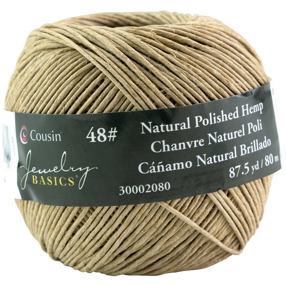 CousinDIY Hemp Cord 48lb-Natural