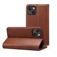 thumbnail image 4 of Allytechgroup Wallet Phone Case for iPhone 14 Plus, Folio PU Leather Wallet Case Stand with Card Slots Build - in Magnet Protective Cover for iPhone 14 Plus 6.7 inch, Brown, 4 of 10